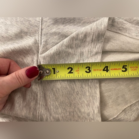 All In Motion High Rise French Terry Shorts Plus Size XXL Gray - Picture 9 of 13